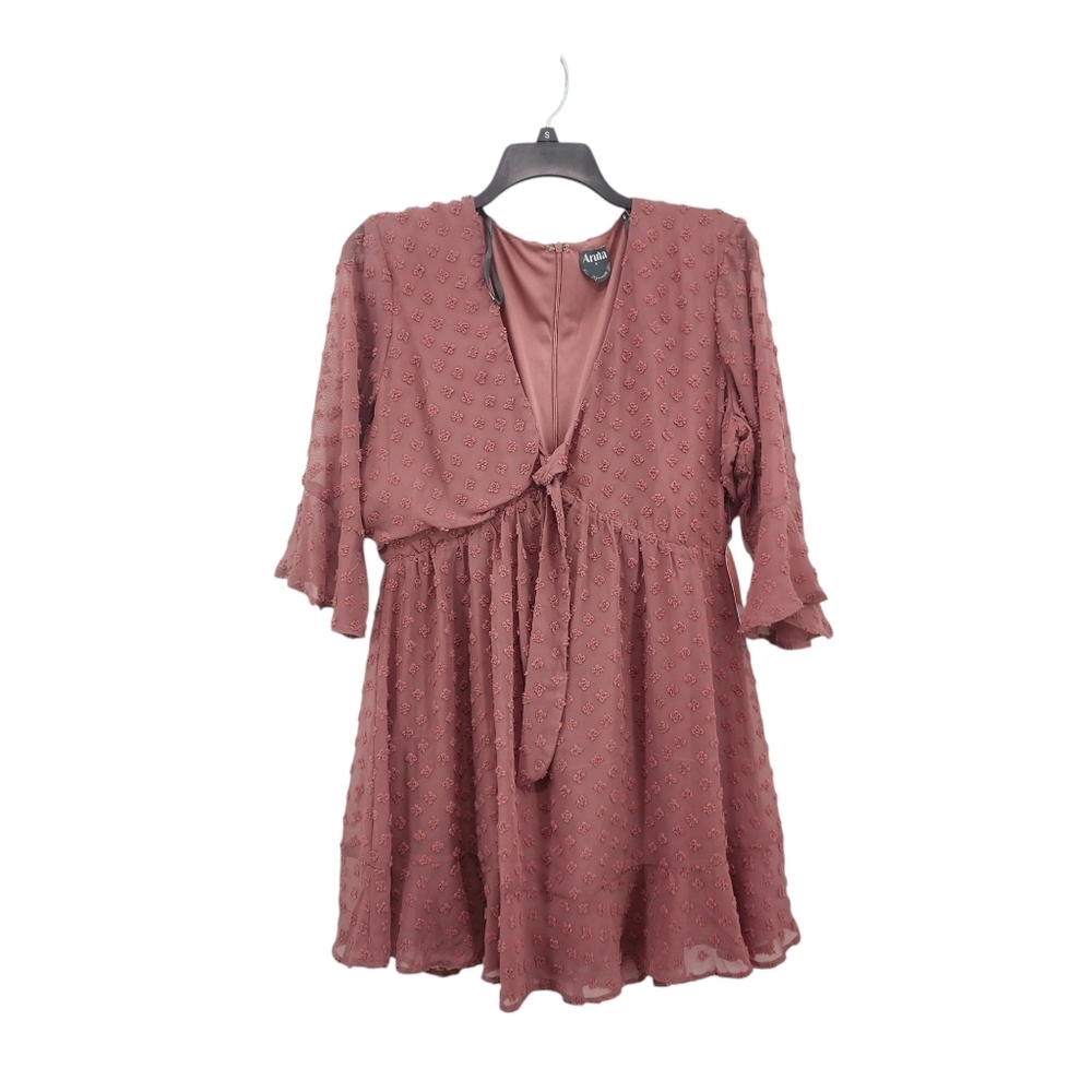 Arula Women's 100% Polyester Textured Mini Dress - XL
